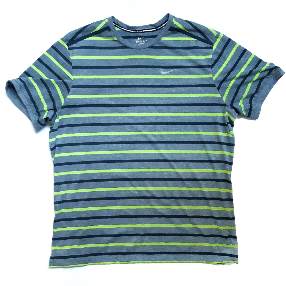 Nike Running Dri-Fit striped t-shirt
